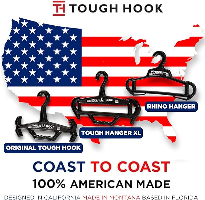 Tough Hanger XL | Set of 2 | Grey and Foliage | USA Made