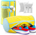 4-Piece Shoe Washing Machine Bag & Dryer Bag for Shoes 2x Each - 360° Thick Protection, Highly Durable Mesh Sneaker Washer w/Zipper Lock – Deep Cleaning Sneaker Laundry Bag for Spotless Shoes
