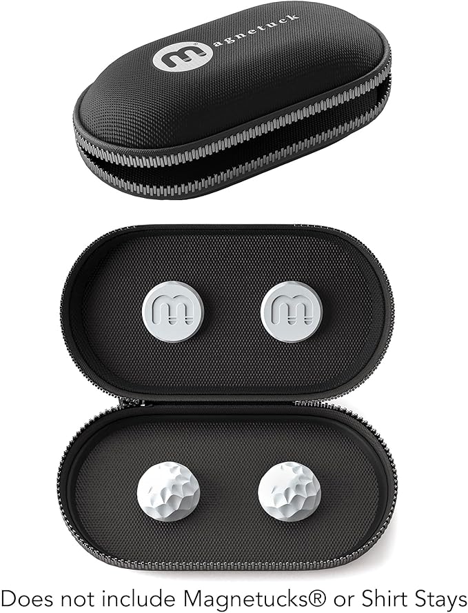 Magnetuck MagneCASE Protective Magnetic Case Magnetic Collar Stays - Sleek Black Finish