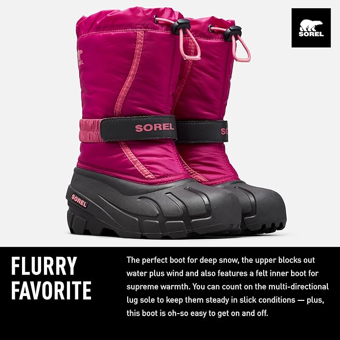 SOREL - Youth Flurry Winter Snow Boots for Kids