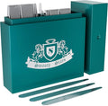 50 Premium Metal Collar Stays in Divided Box for Men - 2 Most Popular Sizes (24-2.2" & 26-2.5"), Non-Magnetic