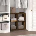 Furinno Cubic Closet Organizers and Storage, 4-Cube Closet Organizer, Open Shelf Closet Storage, Extra Thick Frame for Wardrobe, Bedroom, Living Room, Amber Pine