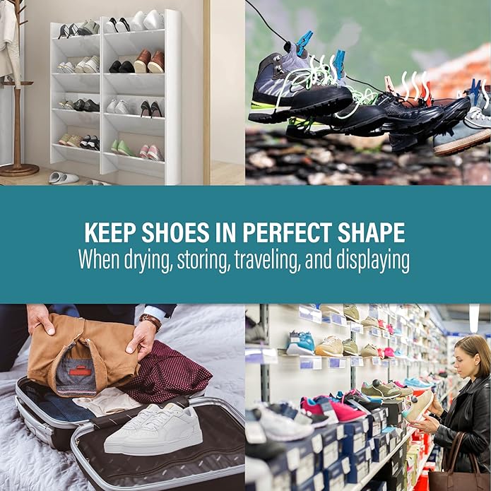 YOLOPARK Shoe Tree Inserts for Men Women, Shoe Shaper for Sneaker Leater Golf Mules and Boot