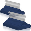 Casafield 100 Velvet Baby Hangers - 11" Size for Infant & Toddler Clothes - Royal Blue