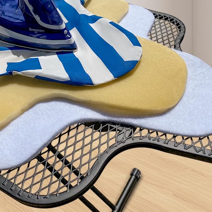 Premium Felt Underlay Ironing Board Padding with Thick White Polyester Felt Pad, Cut to Size Fits XL Ironing Board & Other Extra Wide Boards (15" x 48")