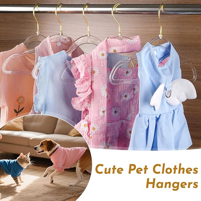20-Pack Kids Glitter Clothes Hangers – Sparkly Non-Slip 12.5in (32cm) Slim Hangers for Nursery Closet Organization, Gold Glitter with Matching Hook