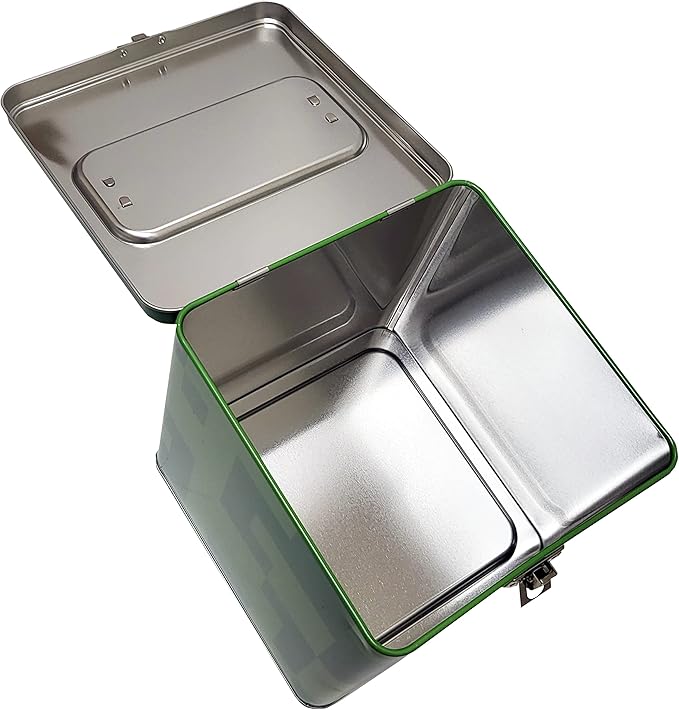 The Tin Box Company Minecraft XL Storage Tin with Handle, Minecraft