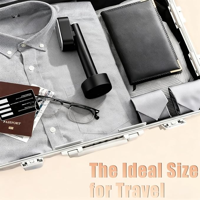 Travel Steamer for Clothes,Led Display with 6 Modes,1300W Powerful Garment Steamer,Clothes Steamer Handheld, Portable 2-in-1 Travel Iron for Clothes,200ml Lager Tank &15S Fast Heat-up for Travel Home