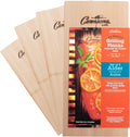 Camerons Alder Grilling Planks - 4 Pack (5.5"x11.5") - Premium Natural Alder Wood - Easily Infuse Smoky Flavor into BBQ Salmon, Fish, Pork, Veggies, and More - Sourced in the USA - Grilling Gift Idea