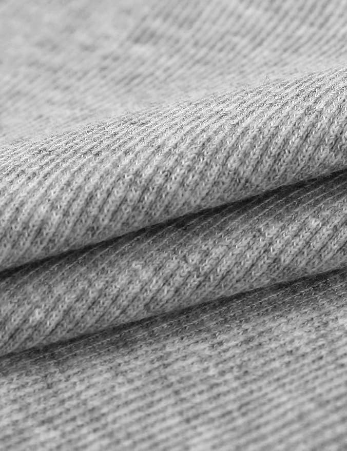 Ohoo Ribbed Cotton Blend Fake Turtleneck Dickey Collar Lightweight Detachable Mock Layering Accessory for Men Women