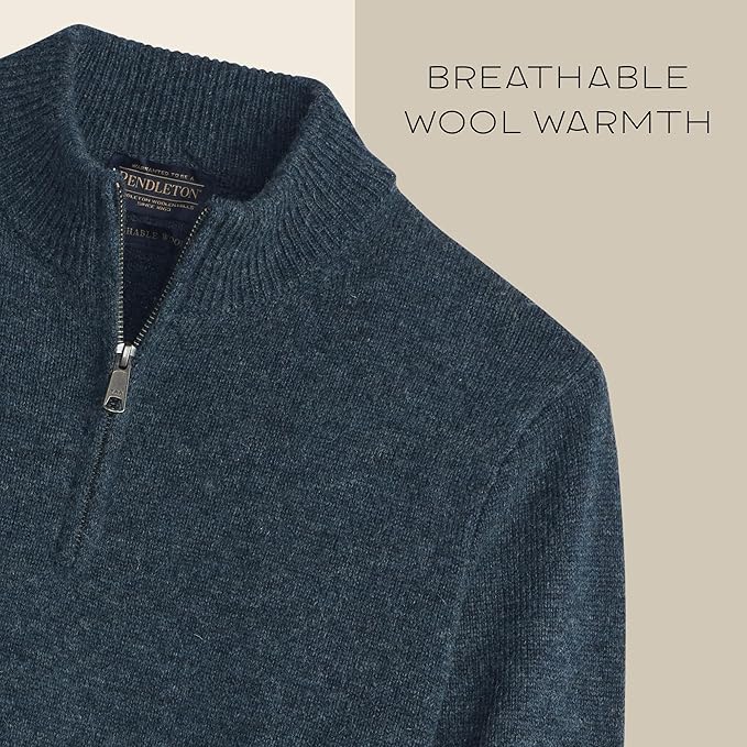 Pendleton Wool 1/4 Zip Sweater