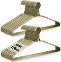 120 Pcs 16" Wire Hangers Bulk Metal Wire Hangers for Clothes Dry Cleaner Hanger for Coat (Bronze)