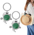 2Pcs Hat Clip for Travel on Bag - Turtle Beach Cruise Essentials Accessory for Handbag Backpack Luggage Purse Travel