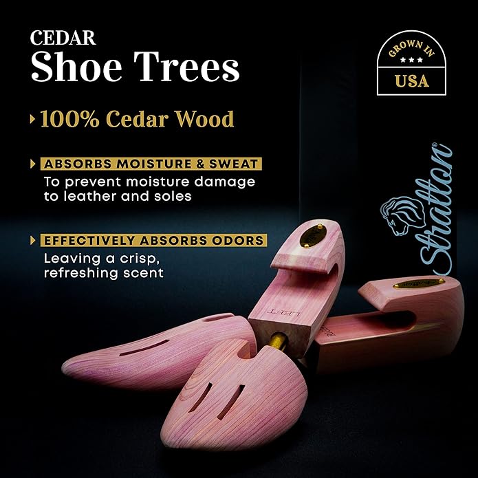 Stratton Cedar Shoe Tree - Shoe Trees for Men & Women, Sneakers, Widener & Shaper | GROWN IN USA