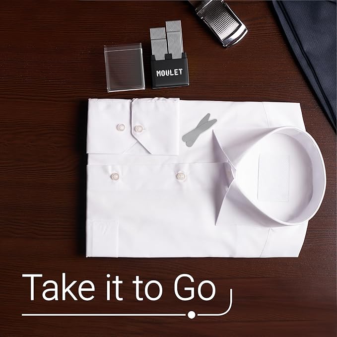 Collar Stays - 56-Piece Set in 4 Sizes with Precision Case – Gift for Sharp-Dressed Men