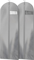 Garment Bags for Travel and Closet Storage with Zipper, 65'' Long Dress Bag for Gowns Long
