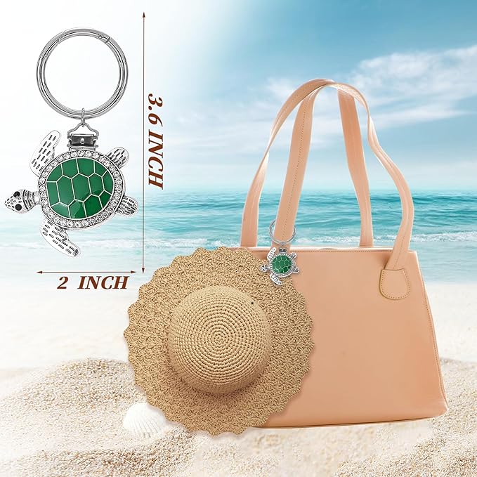 2Pcs Hat Clip for Travel on Bag - Turtle Beach Cruise Essentials Accessory for Handbag Backpack Luggage Purse Travel