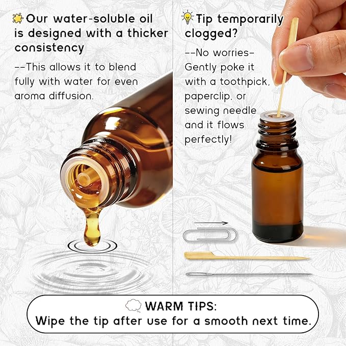 HIQILI Midnight Craving Diffuser Oil, Inspired by Y S.L's B.Lack O.pium, for Home & Hotel, Long-Lasting Fragrance Oil- 0.34 Fl Oz