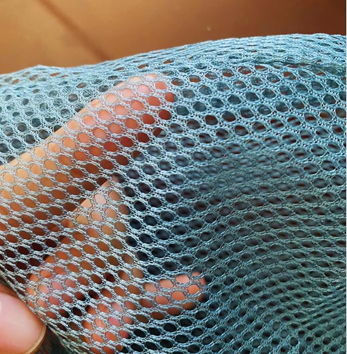 Durable Reusable Hanging Storage Mesh Bags for Fruits, Vegetables, Garlic, Ginger & Potatoes, Kitchen Storage Mesh Bag, Breathable Storage Bags for Pantry, Home Decor & Kitchen Decor (2 blue bags)