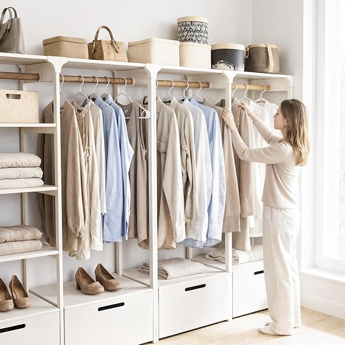 Utopia Home Plastic Hangers 30 Pack - Perfect Space Saving Clothes Hanger - Durable and Strong - Perfect Closet Organizers with Shoulder Grooves (White)
