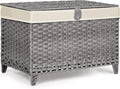 Wicker Storage Basket with Lid,Rattan Shelf Basket with Removable Liner Bag,200L Storage Bin,Storage Trunk with Heightened Feet,Storage Container for Wardrobe,Home Organizer