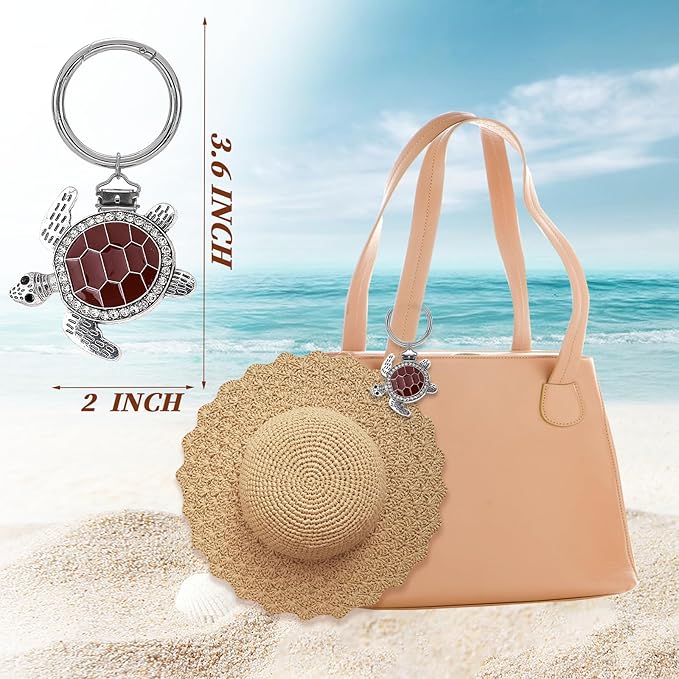 2Pcs Hat Clip for Travel on Bag - Turtle Beach Cruise Essentials Accessory for Handbag Backpack Luggage Purse Travel