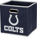Franklin Sports NFL Storage Bins - Collapsible Cube Container + Basket - NFL Office, Bedroom + Living Room - 11"x11"