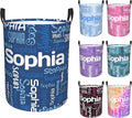 Personalized Laundry Hamper with name, Customizable Name Laundry Basket, Custom Laundry Hamper with Name, Customized clothes hampers with Handles Gifts for Men Women