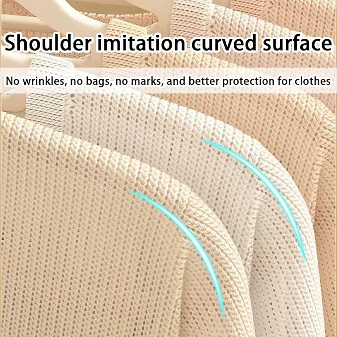 Velvet Hangers,Felt Hangers,Non-Slip Clothes Hanger, Multifunctional Space Saving Clothes Hangers for Wedding Dress & Dress Clothes(Light Green 1,50pcs)