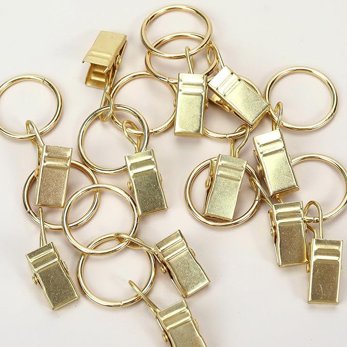 POVETIRE 30 Pack 2.5 Inch Rubber Gold S Hook for Hanging Baby Headband Hair Accessories Baby Bib NecklaceJewelry Hat Holder