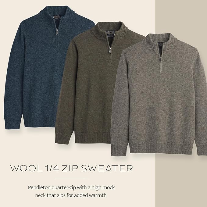 Pendleton Wool 1/4 Zip Sweater