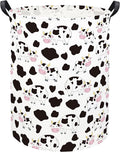 Cow print Laundry Basket Baby Laundry Basket Nursery Hamper Kids Baby Laundry hamper for Boys and Girls Cute Toy Storage Bin Cow Room Decor(Cow)