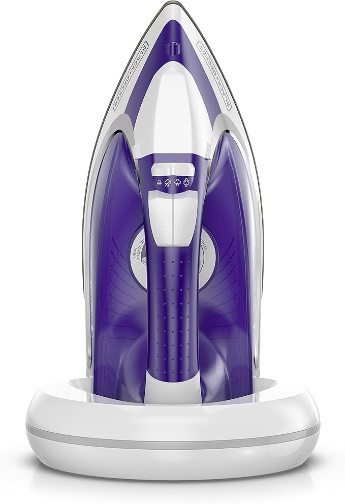 BLACK+DECKER ICL500 Light ‘N Go Cordless Iron, Purple