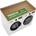 Washer Dryer Topper 54"x27.5" – Premium HD Polymer Laundry Countertop, Waterproof and Durable Washer Dryer Countertop with Raised Edges for Folding Clothes, Sorting Laundry, and Extra Storage
