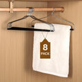 Extra-Wide Drapery Hangers Blanket Hangers Heavy Duty Space Saving with Nonslip Tube- Great for Quilts, Sleeping Bags, Comforters, Table Cloths(8 Pack)