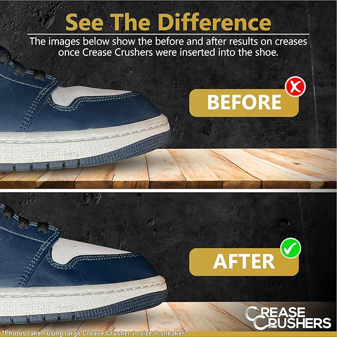 Charcoal Foam Shoe Trees | Premium Shoe Trees For Sneakers, Dress Shoes, And More |Crease Reducer |Odor Eliminator| 1-3 Pairs