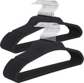 ELONG HOME Rubber Coated Hangers 30 Pack, Non-Slip Clothes Hangers with Rustproof Hooks, Space Saving Thin Design for Closet/Retail/Home