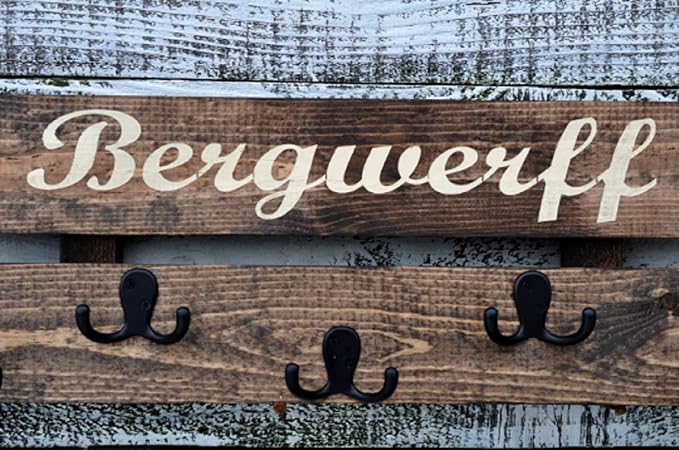 Personalized coat rack your choice of color combination rustic entry way organizer 5 hooks wall mounted storage