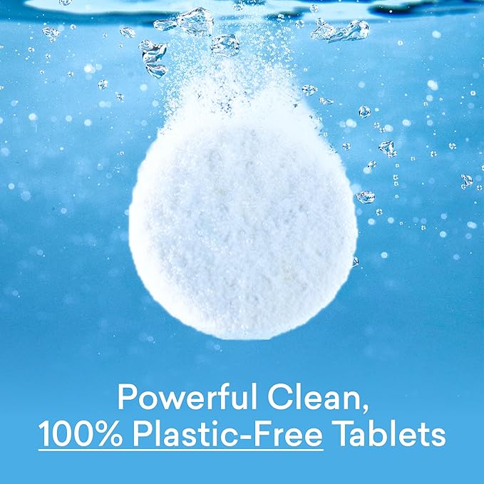BLUELAND Laundry Detergent Tablets, 120 Count, Spring Bloom Scent, Plastic-Free Eco-Friendly Pods, Sheets, Liquid Alternative - Safe for Sensitive Skin, Gentle