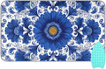 Ironing Mat Pad for Table Portable Travel Iron Blanket Ironing Board Covers Pressing Mat Heat Press Pads 27.6x47.2 Inches Blue and White Sunflowers33