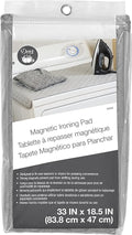 Dritz Clothing Care 82660 Magnetic Ironing Pad, 18.5 x 33-Inch , Gray