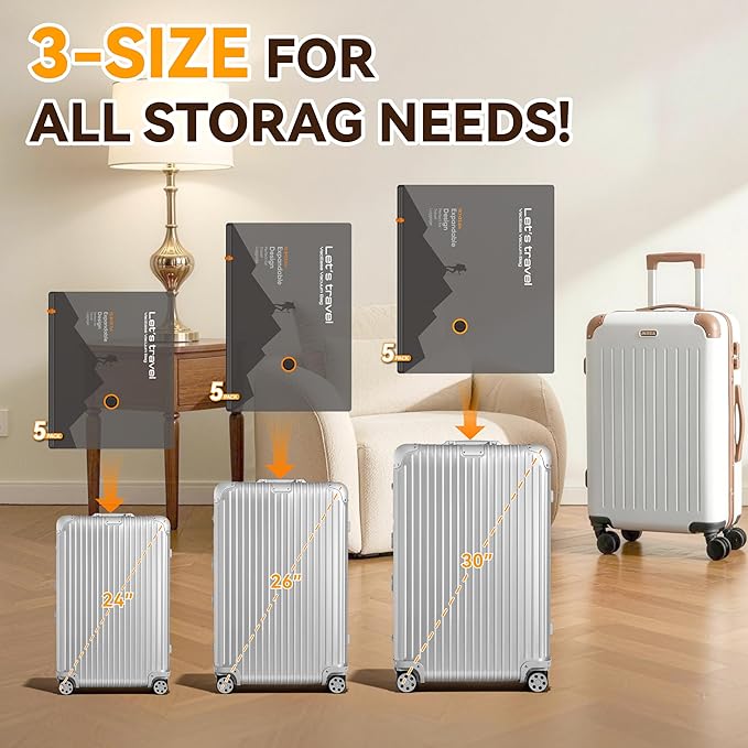 Rechargeable Wireless Pump Travel Storage Bags Set - 15 Pack Portable Space Saver Bags for Travel & Home - Vacuum Compression Packing Seal for Clothes, Blankets, Seasonal Storage