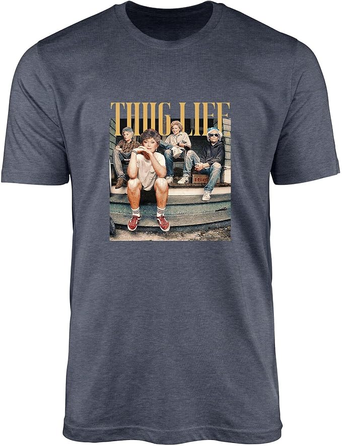Stay Golden Graphic T-Shirt for Women - Thug Life - Comfortable Cotton Blend Tee - Standard Fit Short Sleeve Top