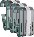 Multipurpose Hook Clips, 12Pcs Clothes Pins, Strong Large Plastic Clothes Clip Hanger, S Hooks for Shower Curtain