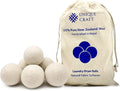 Unique Craft Wool Dryer Balls 6-Pack XL, Premium Organic Fabric Softener, Chemical-Free, Hypoallergenic, Hand-Felted, Reusable, Reduces Wrinkles & Drying Time, Eco-Friendly Alternative to Sheets