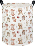 Baby Laundry Hamper kids laundry Basket Waterproof Laundry Bag for Bedroom Toy Clothes Organizer Room Décor(Mushroom Animal)