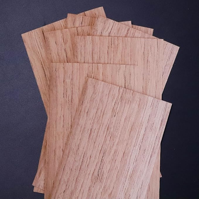 Woho 36 Count Spanish Cedar Sheets for Travel Humidor/Tupperdor/Cigar Tray/Case, Spanish Cedar Wood Veneer Chips for Cigar Dividing/Lighting, Cigar Accessories for Cigar Aging/Storage/Fresh(Pack of 1)