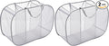 Whitmor Pop & Fold, Paloma Gray Laundry Sorter (Pack of 2)