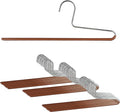 Mawa by Reston Lloyd Non-Slip Space Saving Clothes Hanger with Single Rod for Pants, Style KH/1, Set of 30, Copper