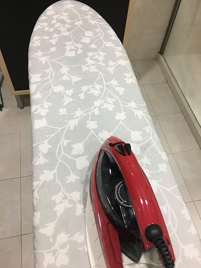 J&J Home Fashion Extra Wide 18x48 Ironing Board Cover with Pad